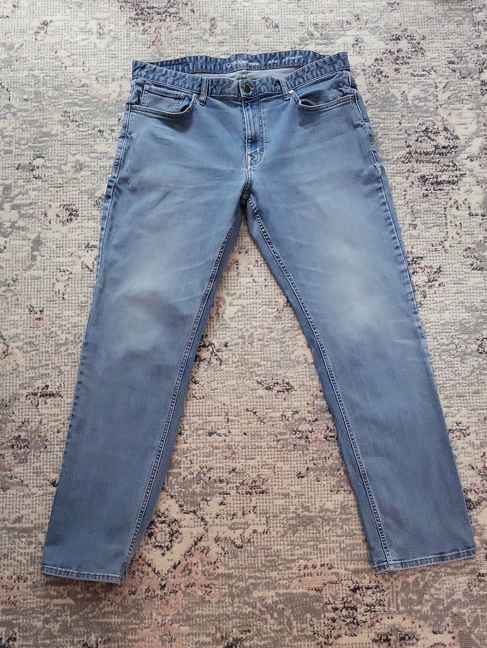 Calvin Klein Jeans Light Blue Slim Straight Men's Jeans